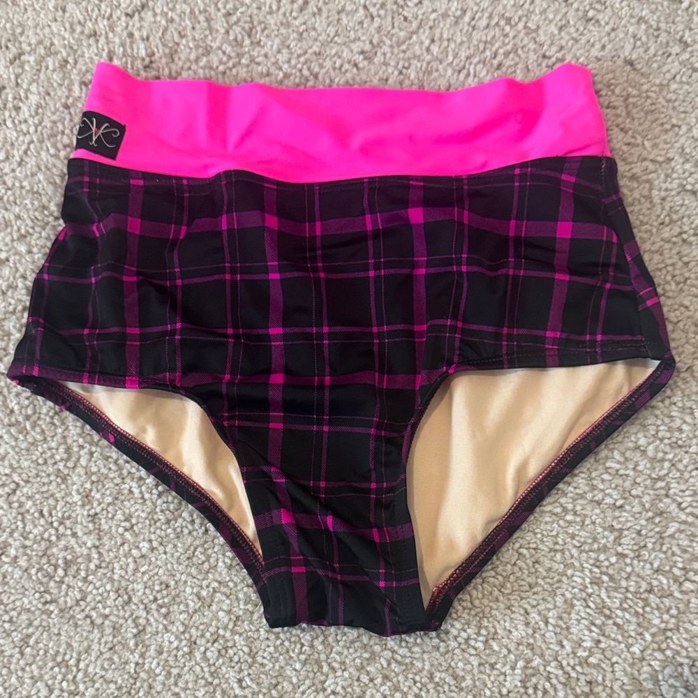 Kandi Kouture pink and black dance briefs